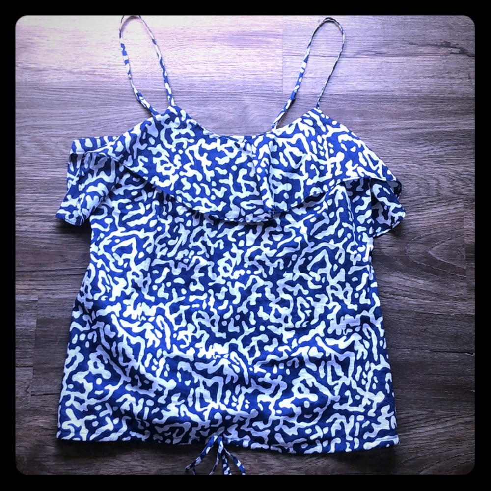 🎈SALE🎈 Animal Print Tank with Ruffle Detail